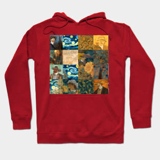 Van Gogh Paintings Mashup Hoodie